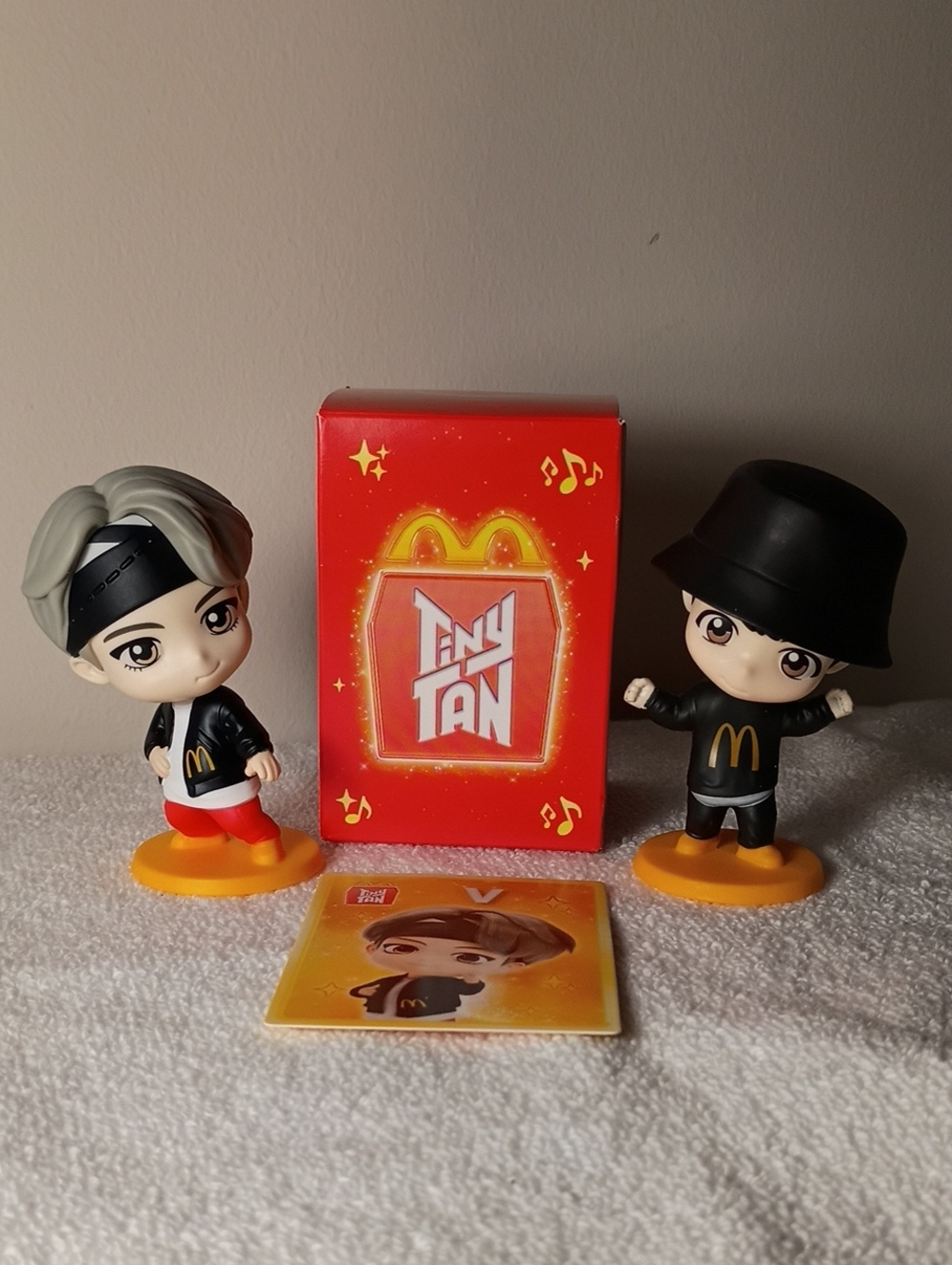 TinyTAN McDonald's Collectible Figures Bundle Of 2 - Red Box